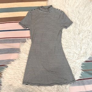 Nasty Gal Afterparty striped t-shirt mini dress